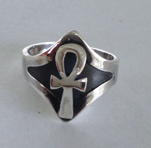 Silver Ankh Ring