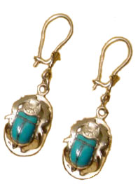 Scarab Earrings