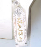 Egyptian silver cartouche